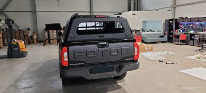 Kунг на кузов Foton G7 2 стекла алюминиевый - фото 1